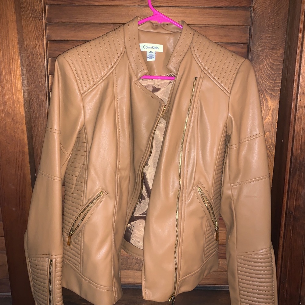 Calvin Klein leather jacket